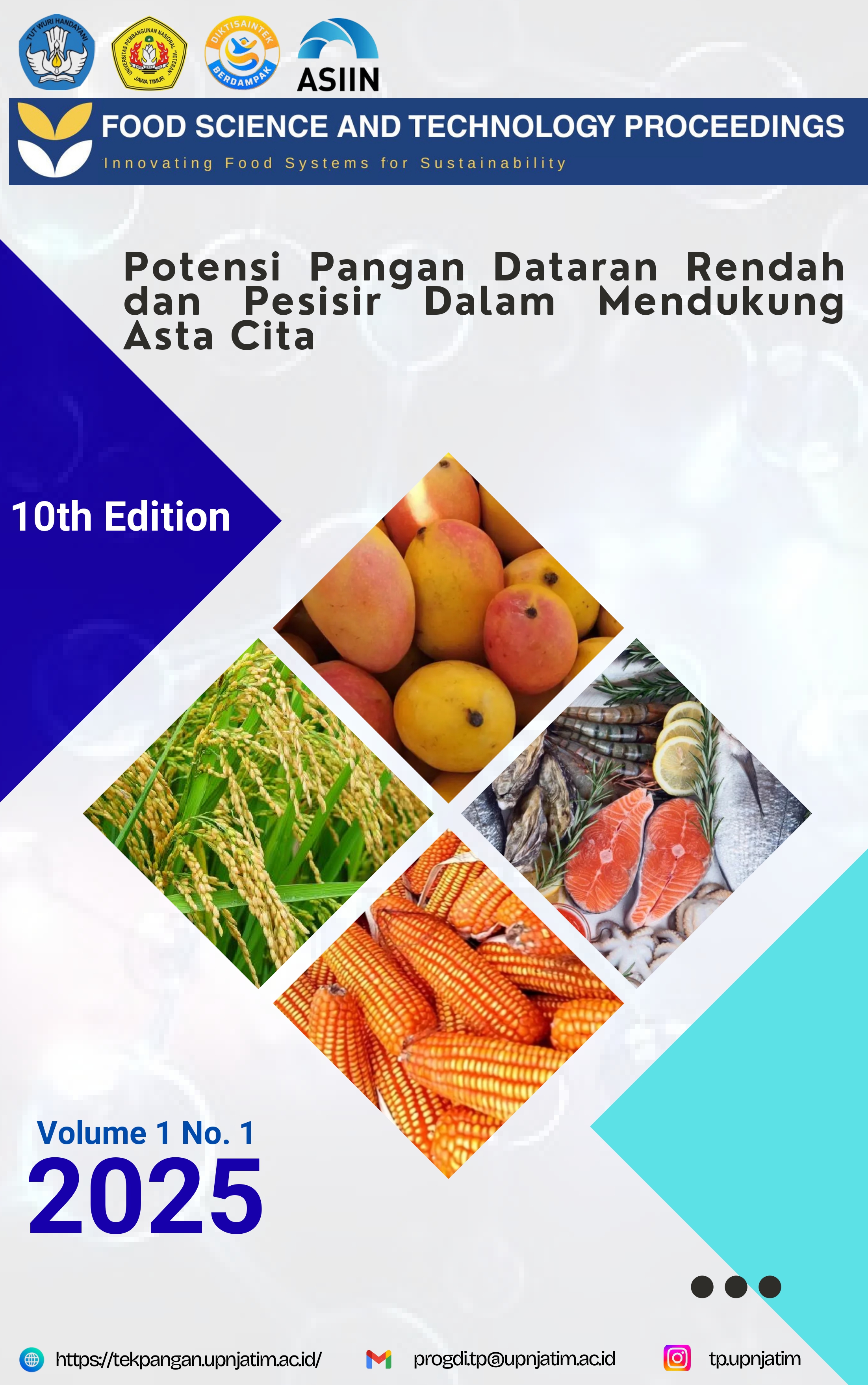 					View Vol. 1 No. 1 (2025): Prosiding Seminar Nasional Teknologi Pangan X
				